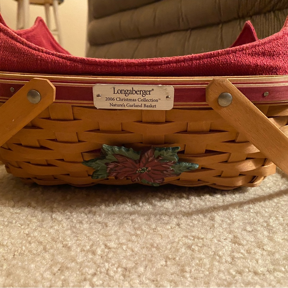 Longaberger Nature's Garland Basket - Christmas Collection 2006